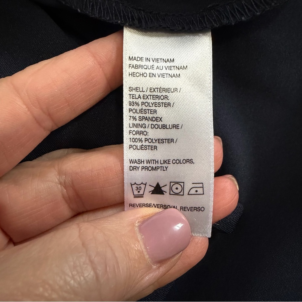 Izod Navy Golf Athletic Skirt Skort Size 4 - Picture 9 of 11